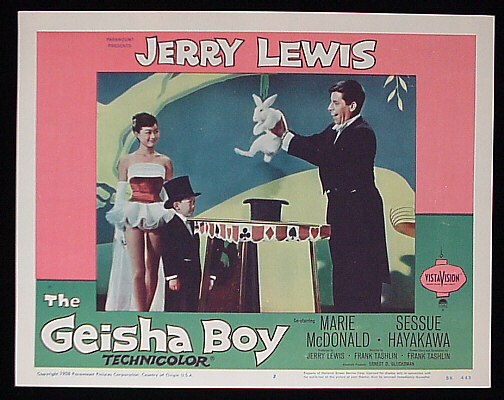 The geisha boy, Jerry Lewis, 1958